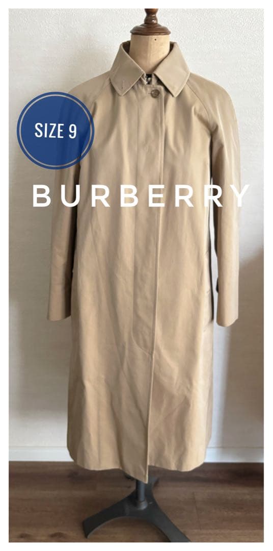 美品☆BURBERRY バーバリー　コート　ステンカラー ノバチェック