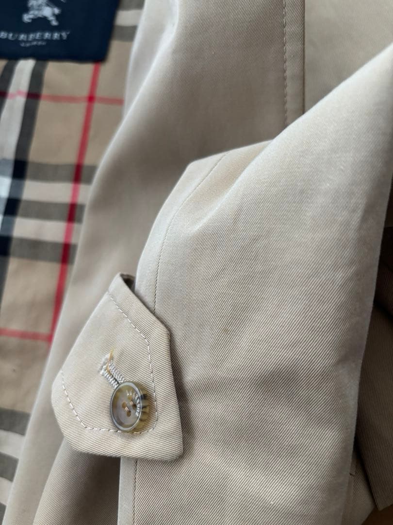 美品☆BURBERRY バーバリー　コート　ステンカラー ノバチェック