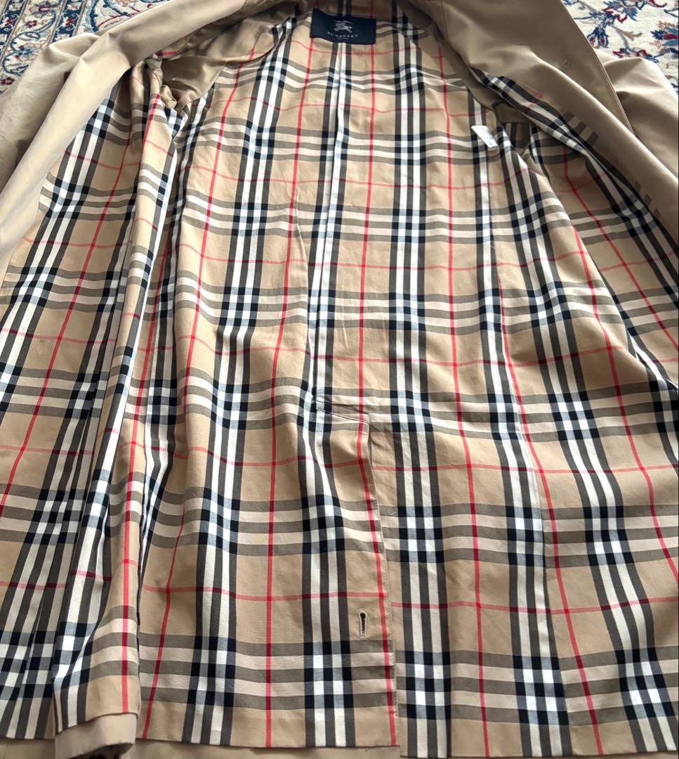美品☆BURBERRY バーバリー　コート　ステンカラー ノバチェック