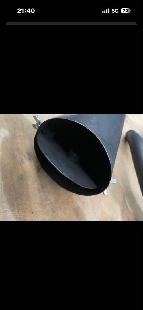 小鉄菅　手曲げ　cb400t.cb250t マフラー