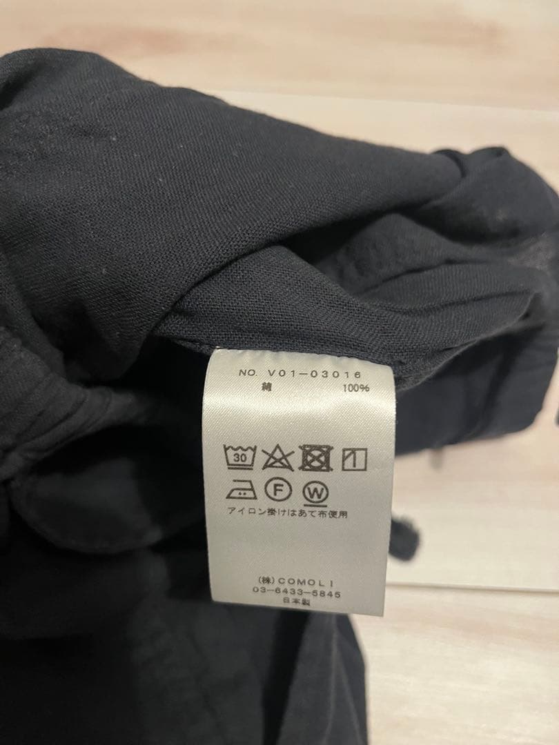 comoli コモリ 22SS 空紡オックス ドローストリングパンツ