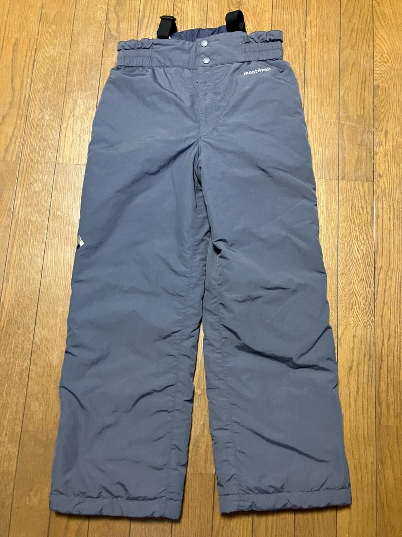 モンベル　パウダーライト ジャケット ビブパンツ 上下セット 160cm