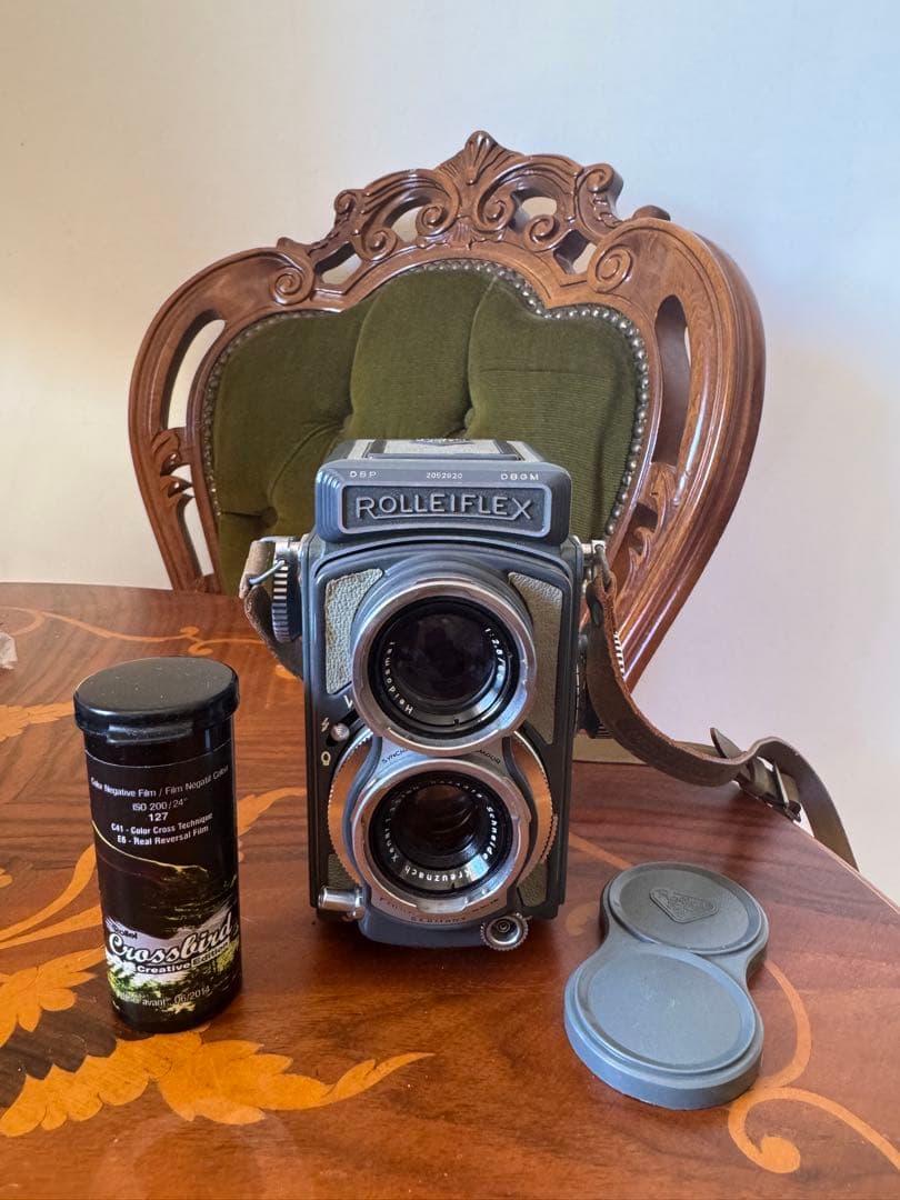 【完動品】Rolleiflex 4×4 二眼レフカメラ baby rollei