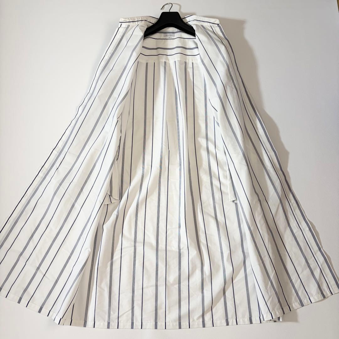 極美品　マッキントッシュフィロソフィー　近年　シャツワンピース　ストライプ