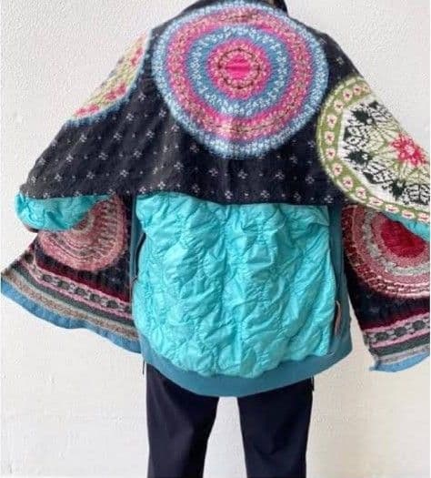 KAPITAL キャピタル 縮絨ウール フェアアイル五輪マフラー