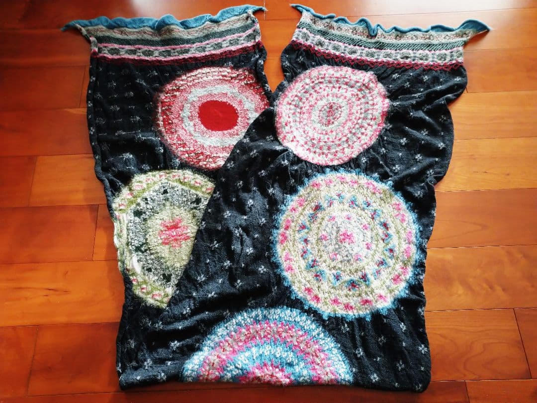 KAPITAL キャピタル 縮絨ウール フェアアイル五輪マフラー