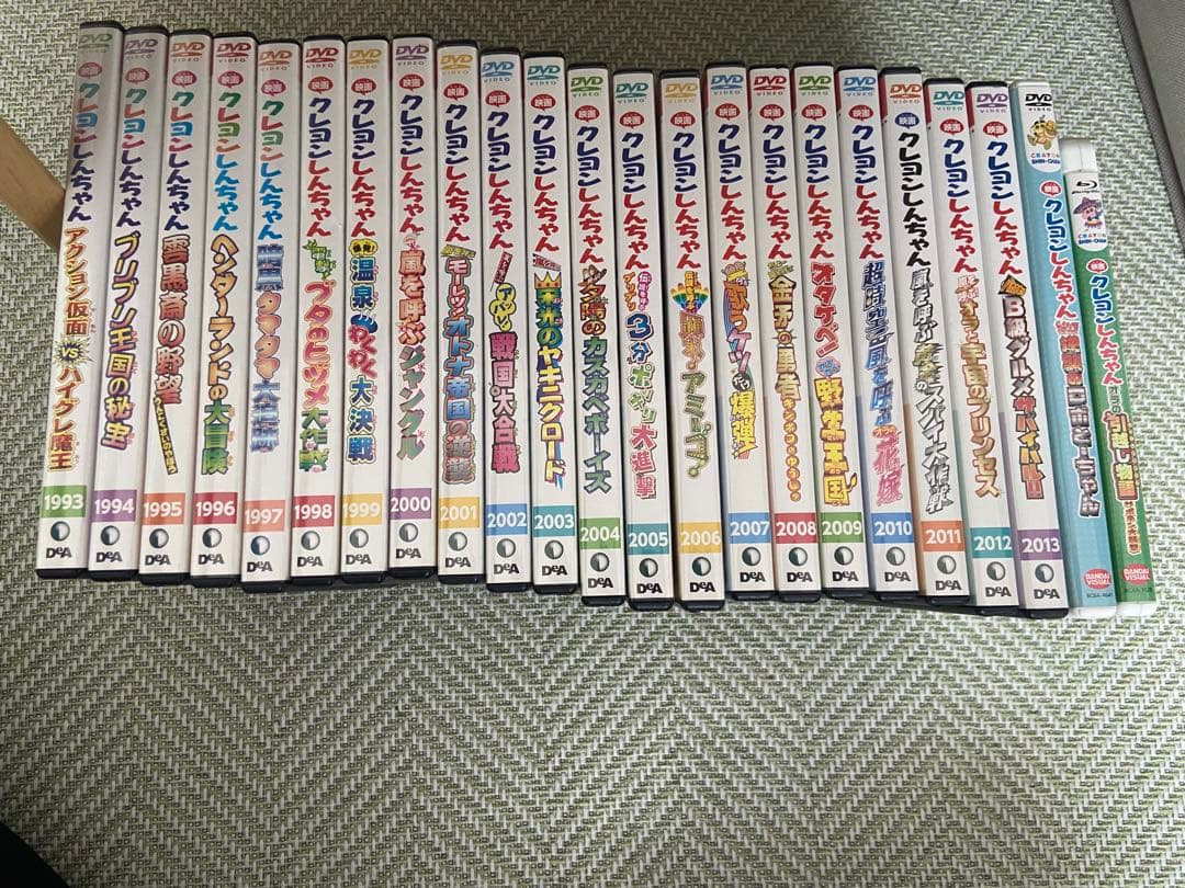 クレヨンしんちゃん映画dvdセット（第1作～第23作）　※説明ご一読ください