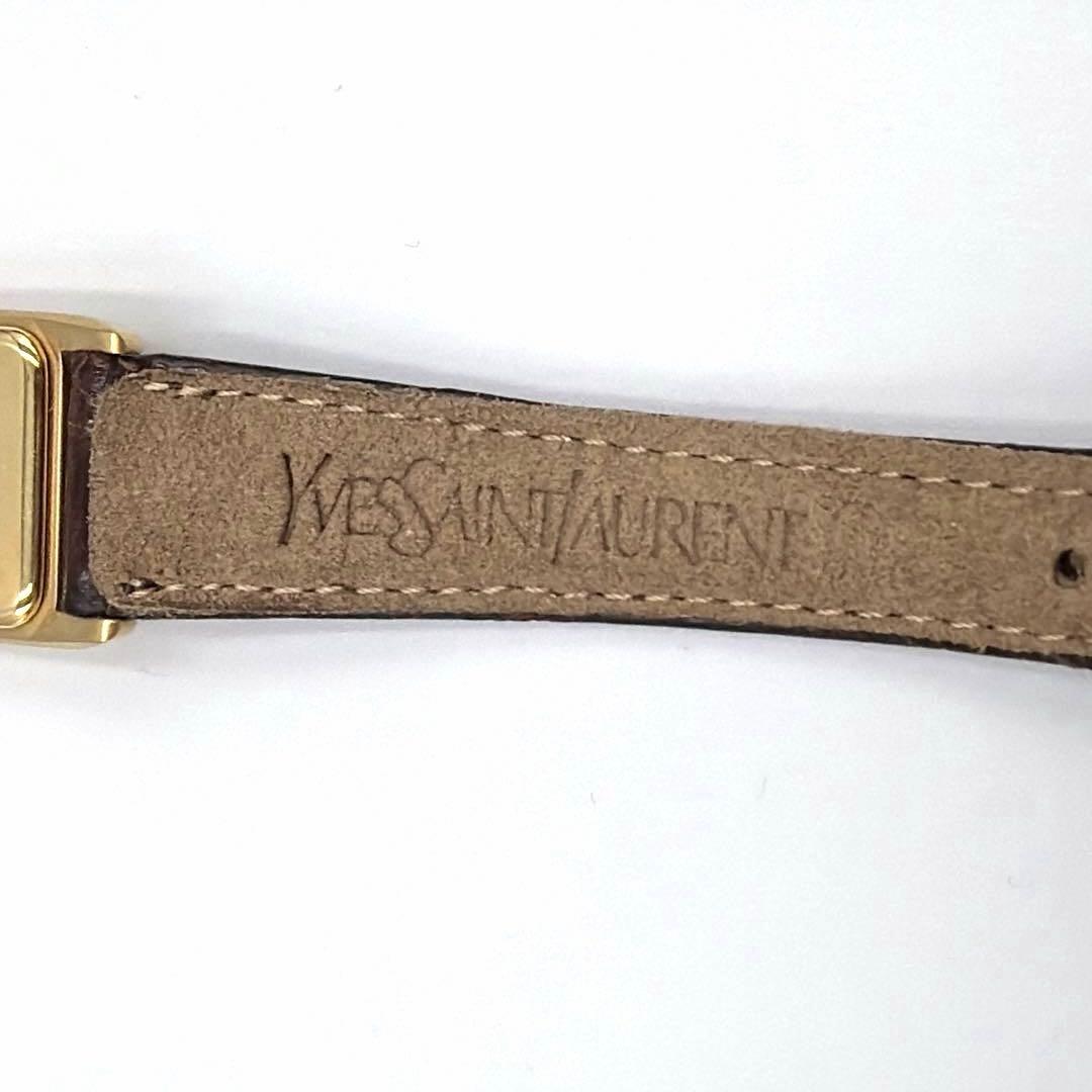 極美品✨ 箱付き YSL レディース 腕時計 クウォーツ レクタンギュラー