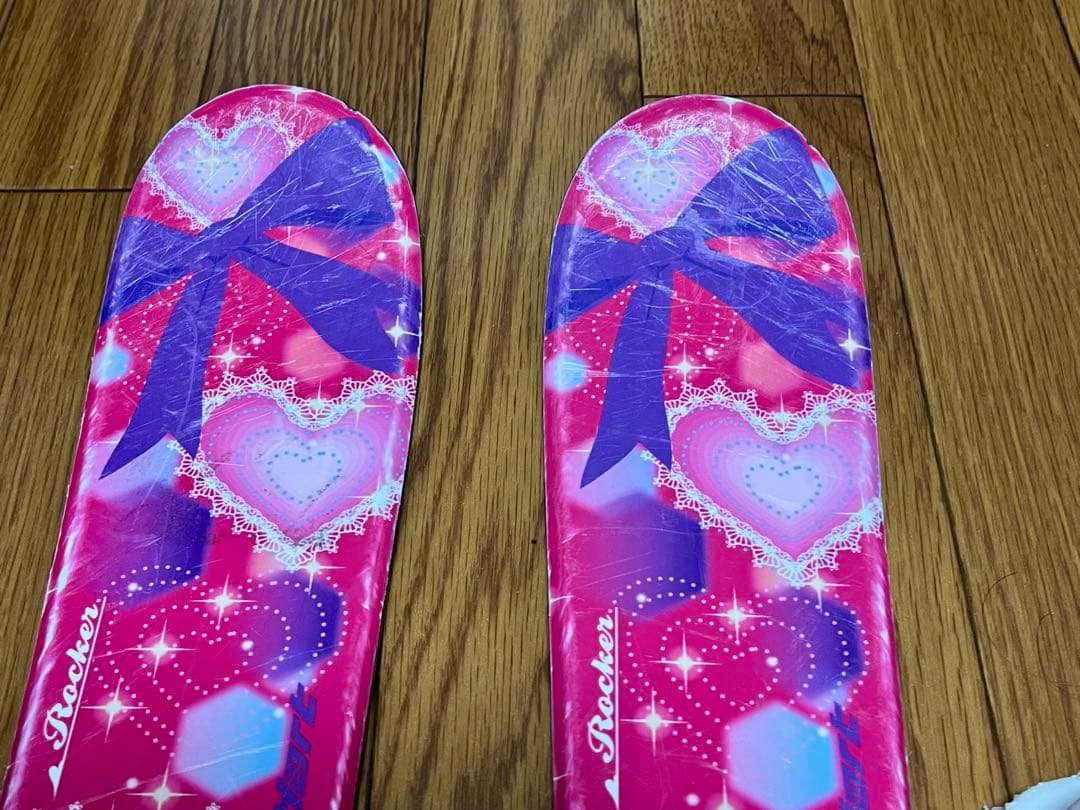 子供用スキー板　ブーツ　ストック　3点セット