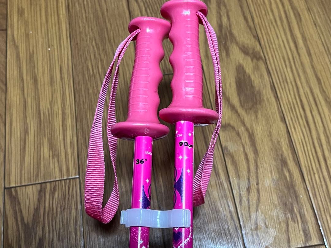 子供用スキー板　ブーツ　ストック　3点セット