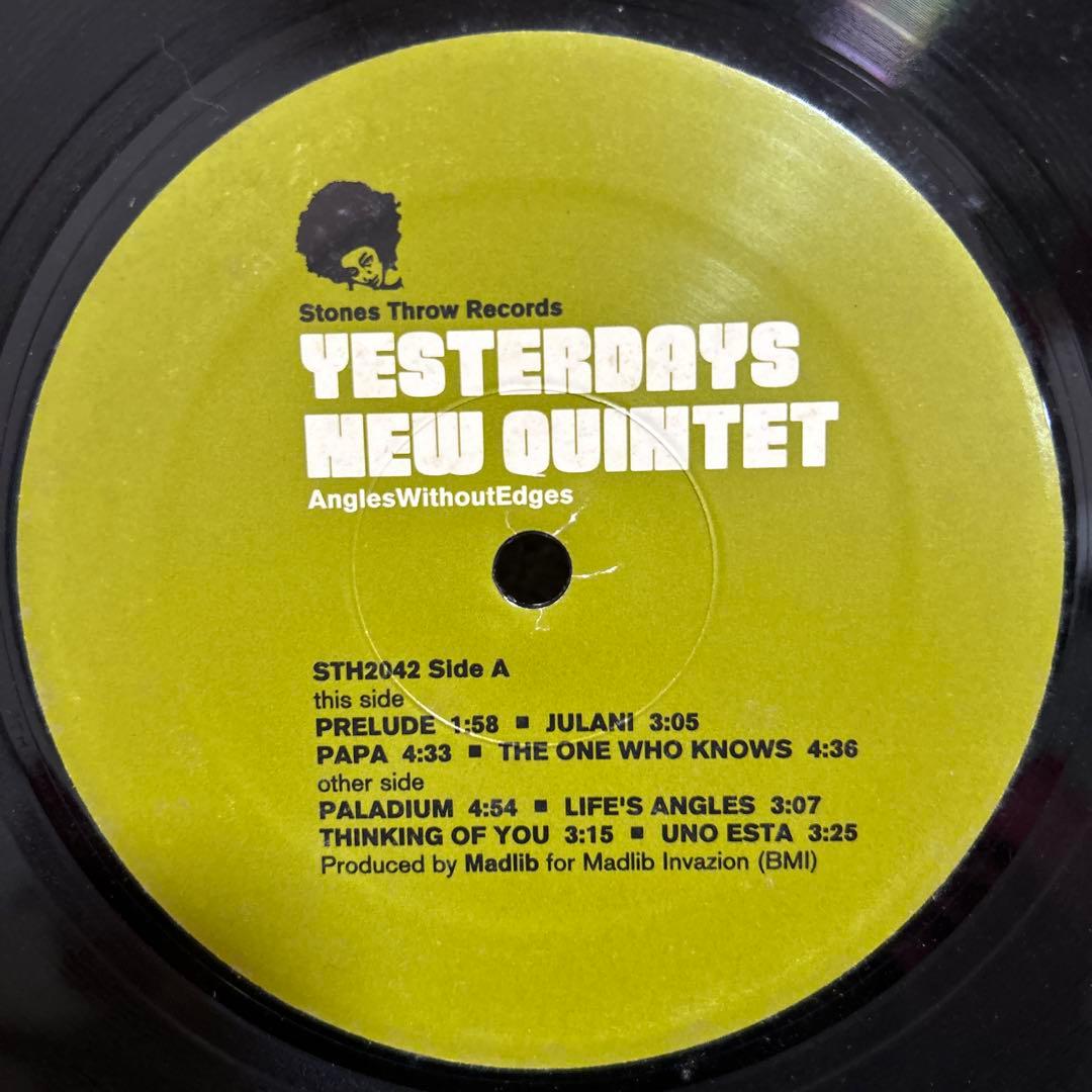 YESTERDAYS NEW QUINTET オリジナル盤　2001