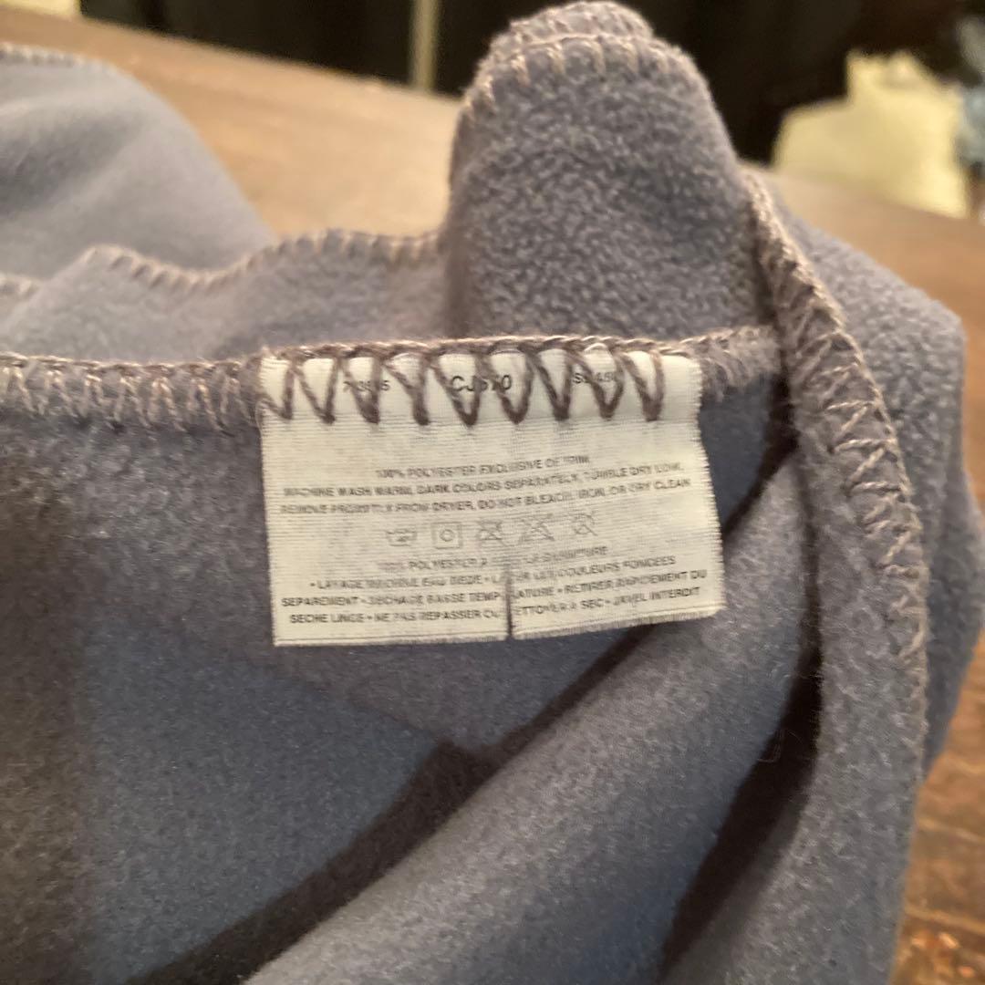 90s Patagonia フリース マフラー USA製 パタゴニア グレー