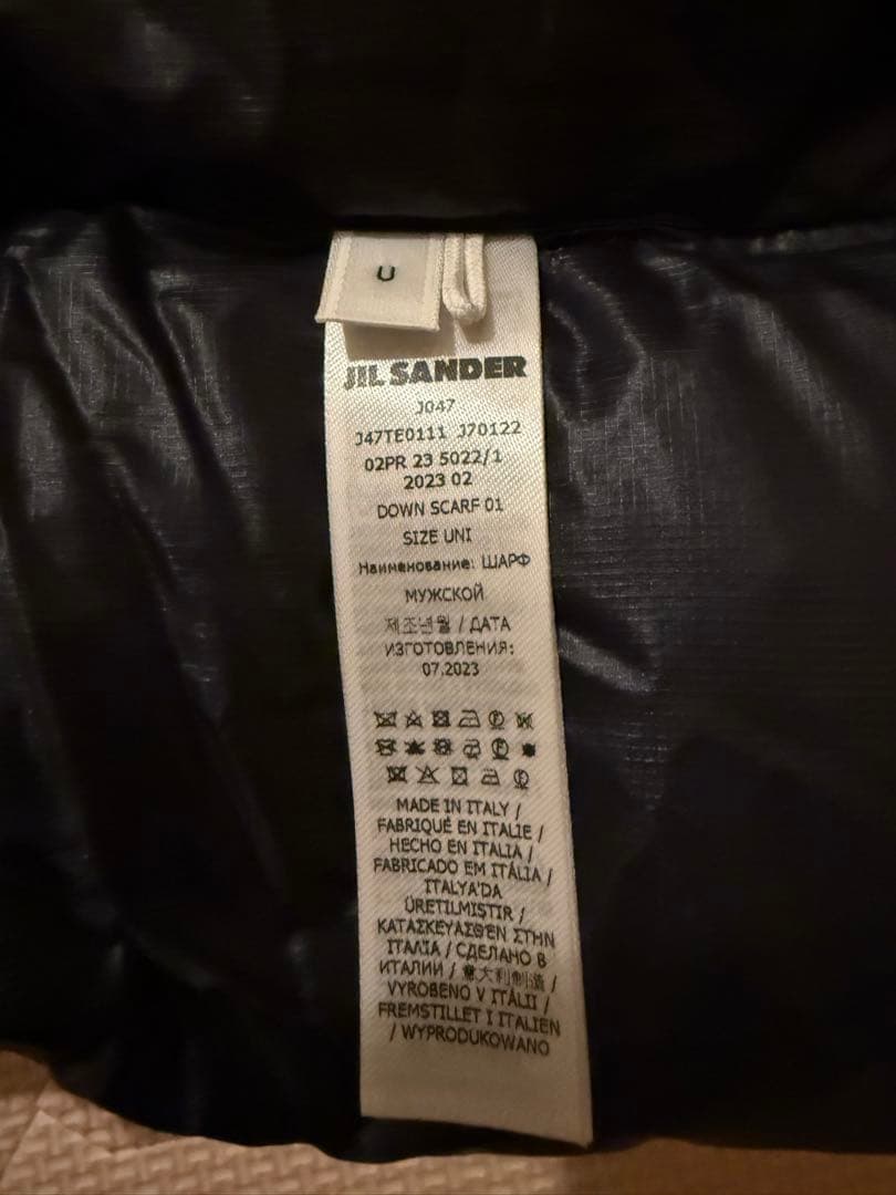 小物 JIL SANDER DOWN SCARF 01