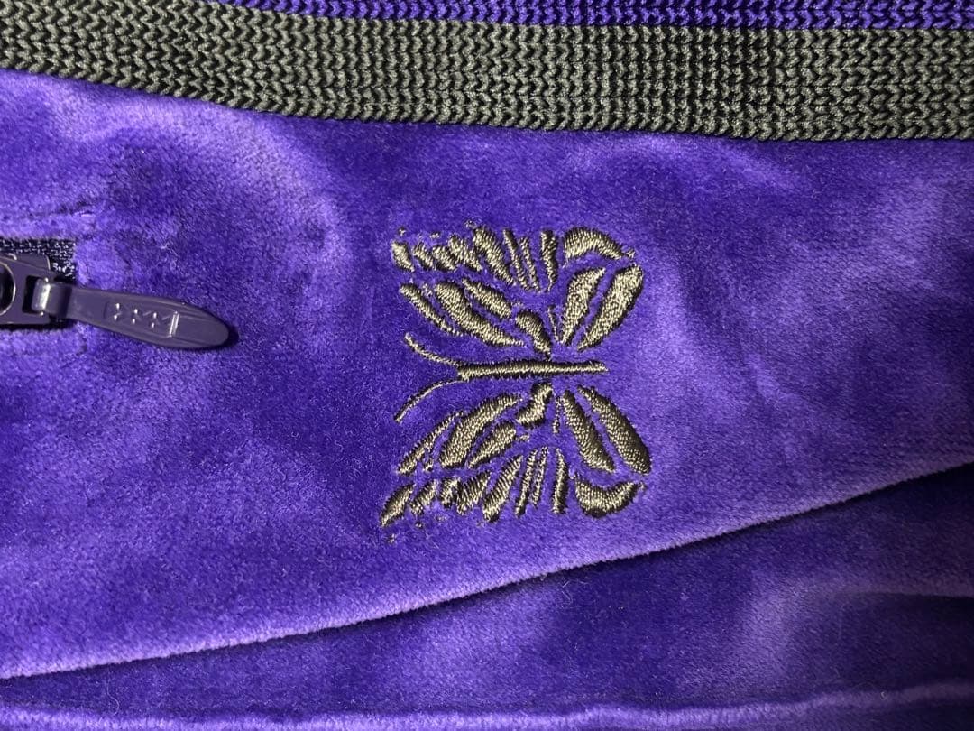 needles ベロア　トラックパンツ　紫　Mサイズ