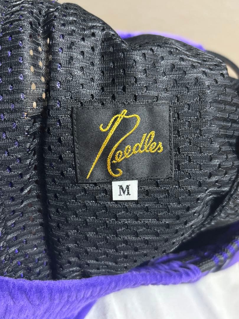 needles ベロア　トラックパンツ　紫　Mサイズ