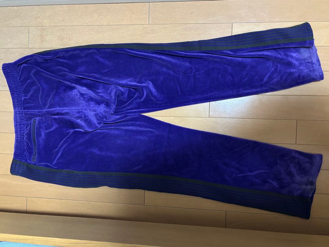 needles ベロア　トラックパンツ　紫　Mサイズ