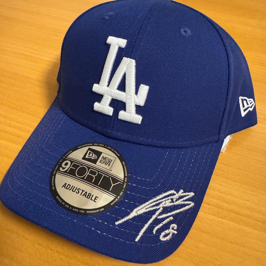 MLB山本由伸サイン刺繍キャップ（ニューエラ）