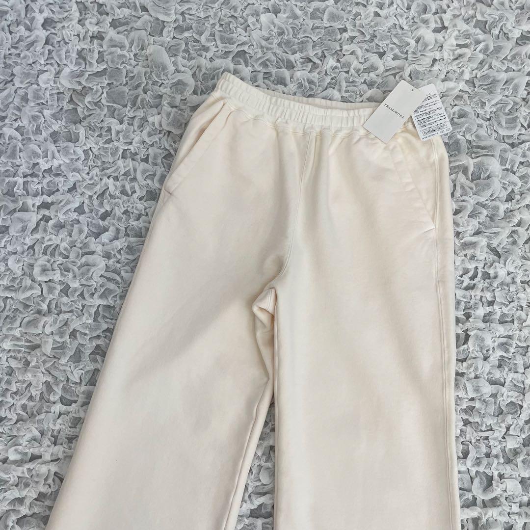 フレームワーク　新品　人気　24SS スエットパンツ　完売　定価17050円　白