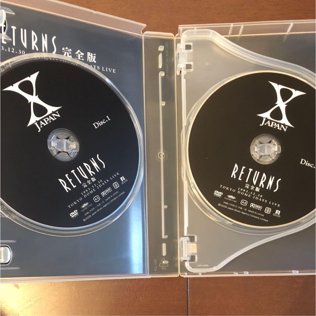 X JAPAN returns青い夜白い夜限定DVD+パンフ