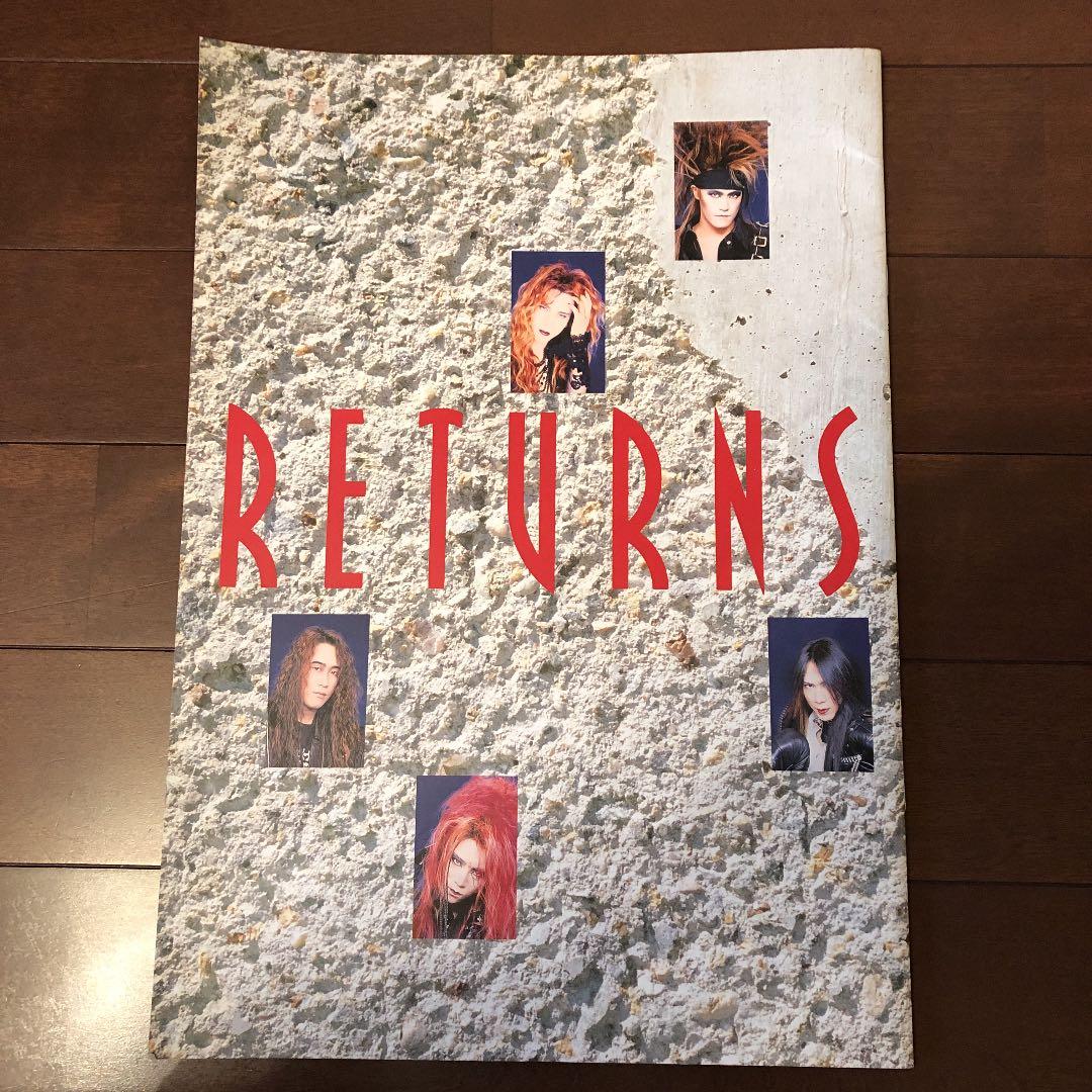 X JAPAN returns青い夜白い夜限定DVD+パンフ