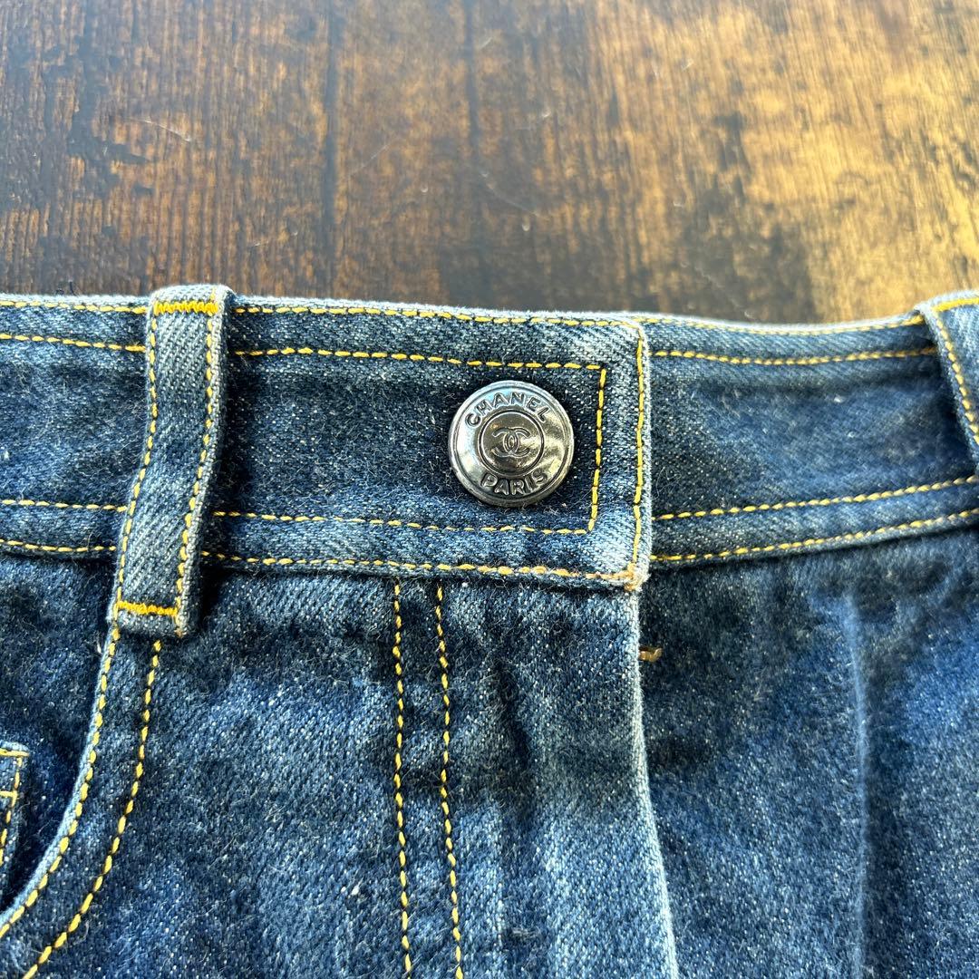 デニム ショートパンツ 紐 ココマーク