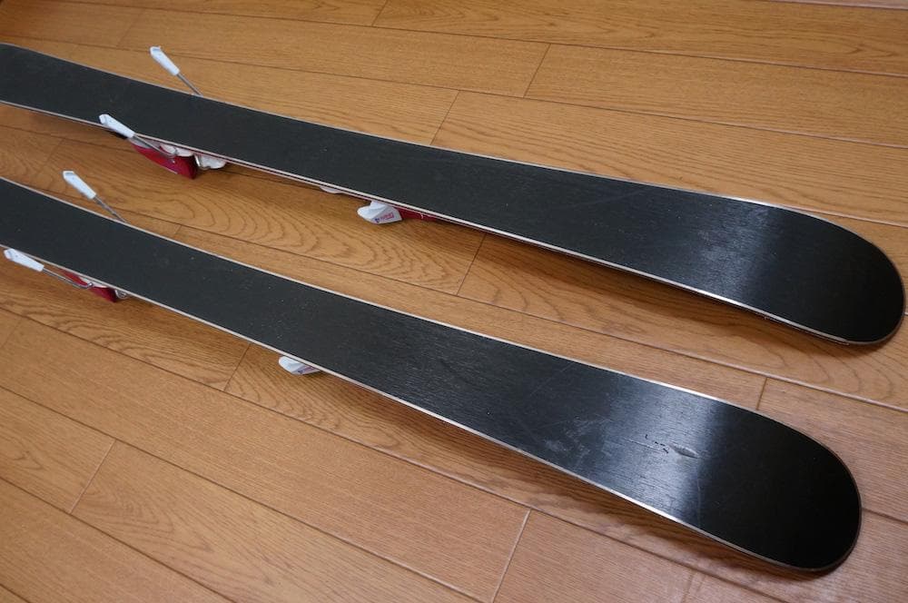 メンテ済 106cm 靴21cm KAZAMA スキーセット (120)