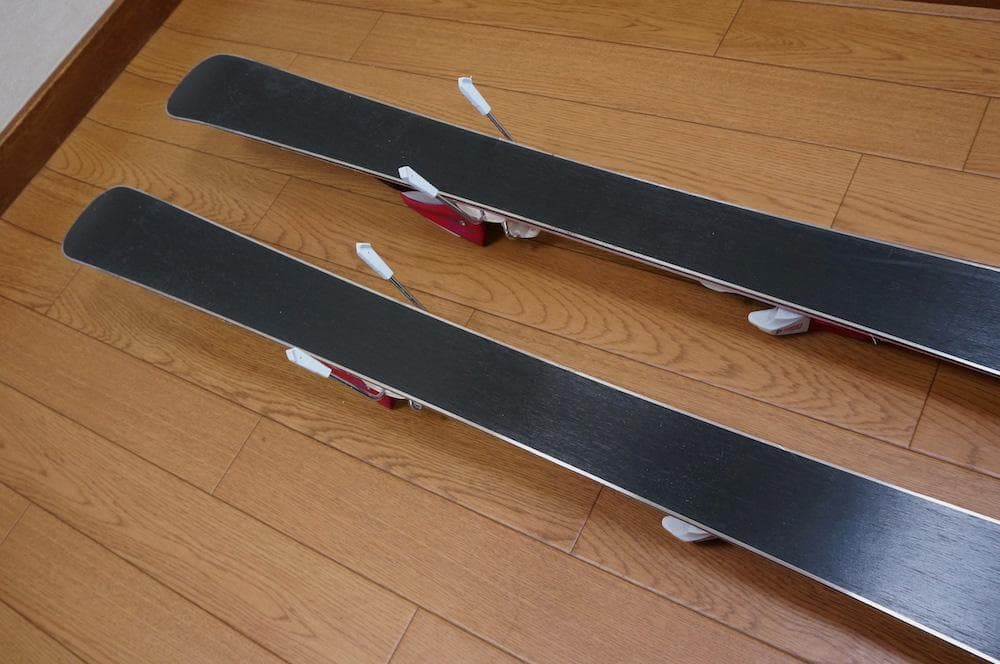 メンテ済 106cm 靴21cm KAZAMA スキーセット (120)