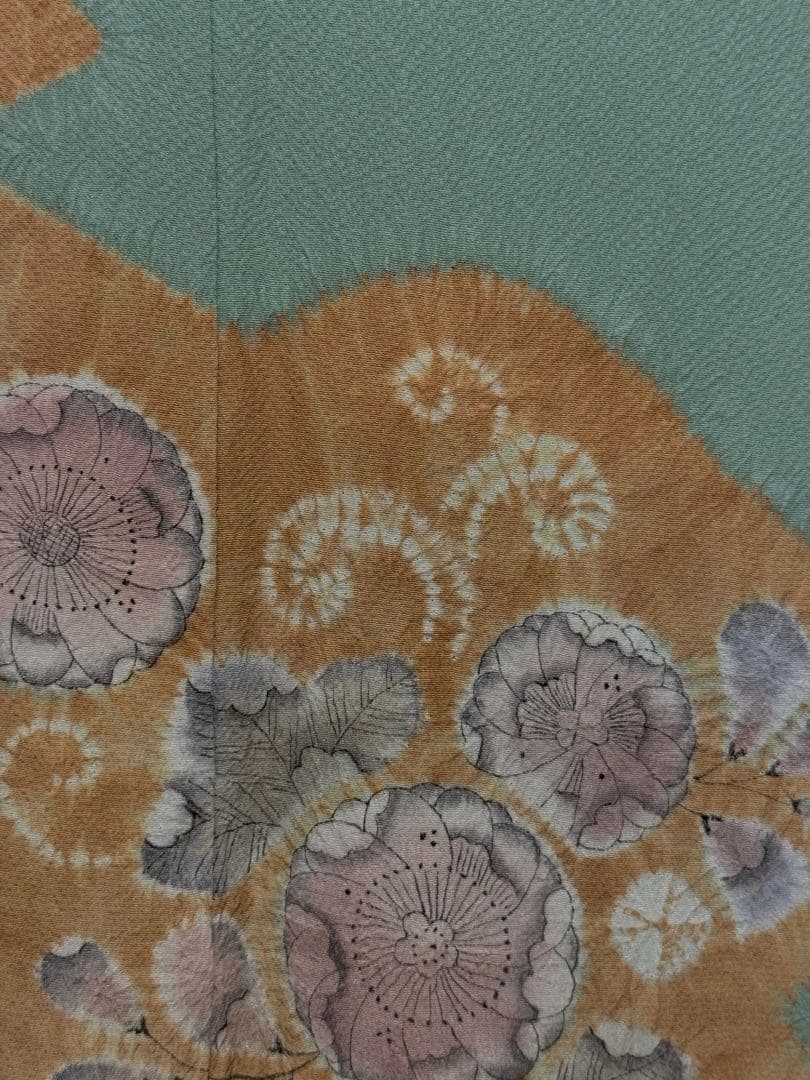 新春セール！十日町友禅の名門「滝泰」謹製　翡翠色の美しい辻ヶ花訪問着