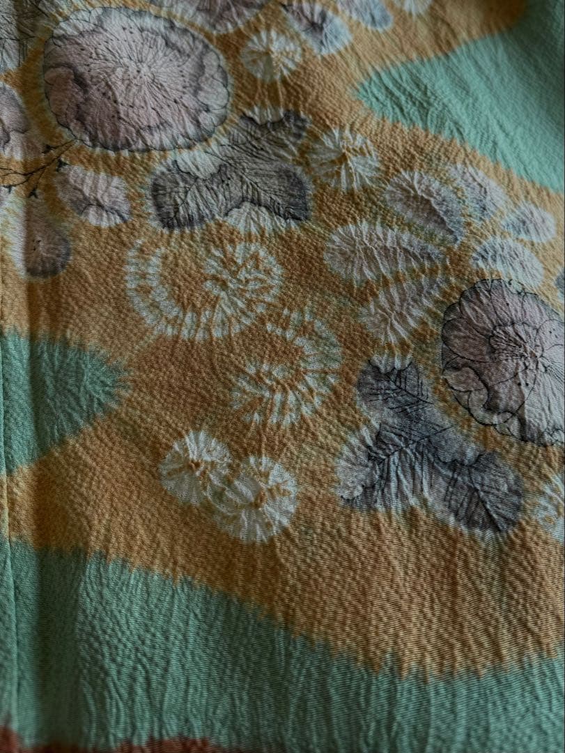 新春セール！十日町友禅の名門「滝泰」謹製　翡翠色の美しい辻ヶ花訪問着