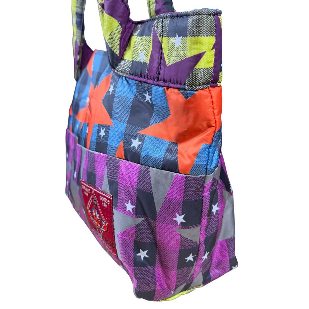 星がポイント‼️Vivienne Westwood カラフル星柄トートバッグ