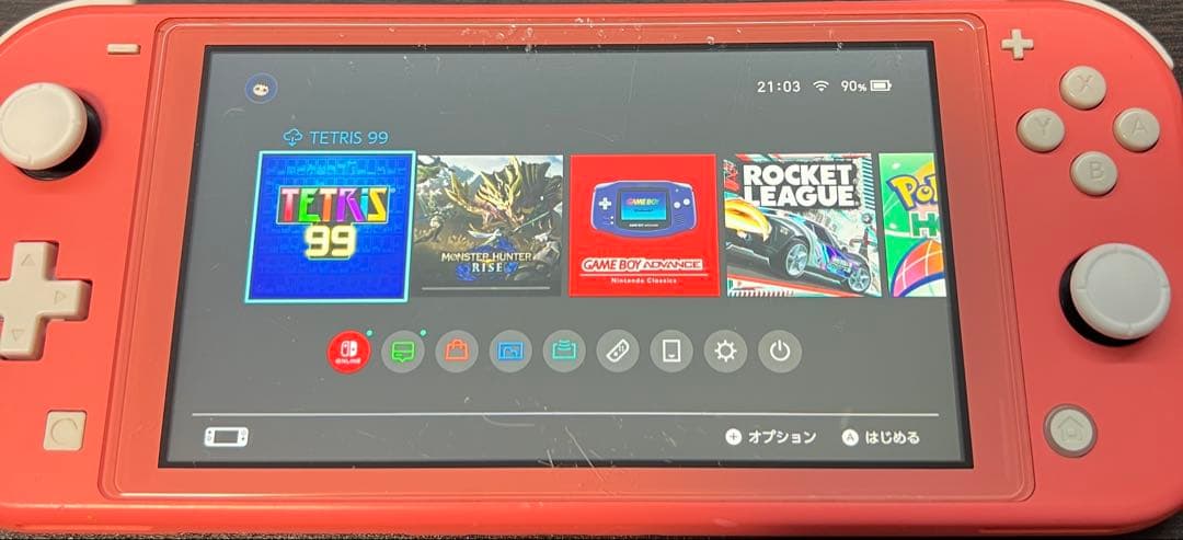 (775) 整備済み Switch Lite コーラル ピンク