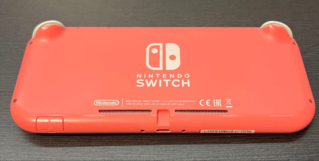 (775) 整備済み Switch Lite コーラル ピンク