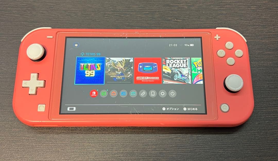 (775) 整備済み Switch Lite コーラル ピンク