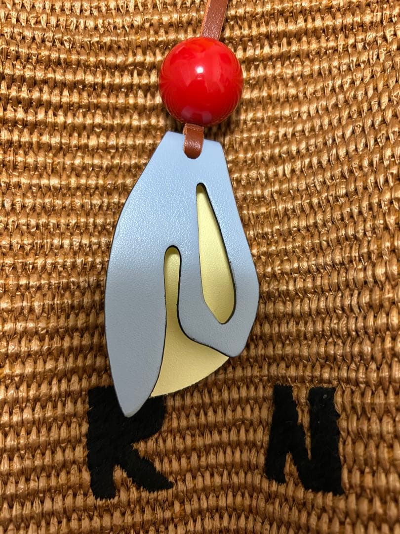 MARNI マルニ ロープハンドルラフィアハンドバッグ