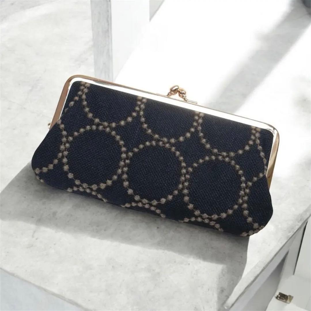 ミナペルホネン 仕切りがま口