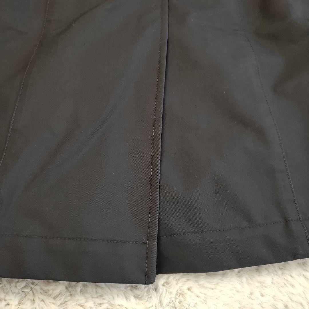 【希少 美品】ヘルノ ノーカラー ステンカラーコート ベルト付 花柄 総裏地