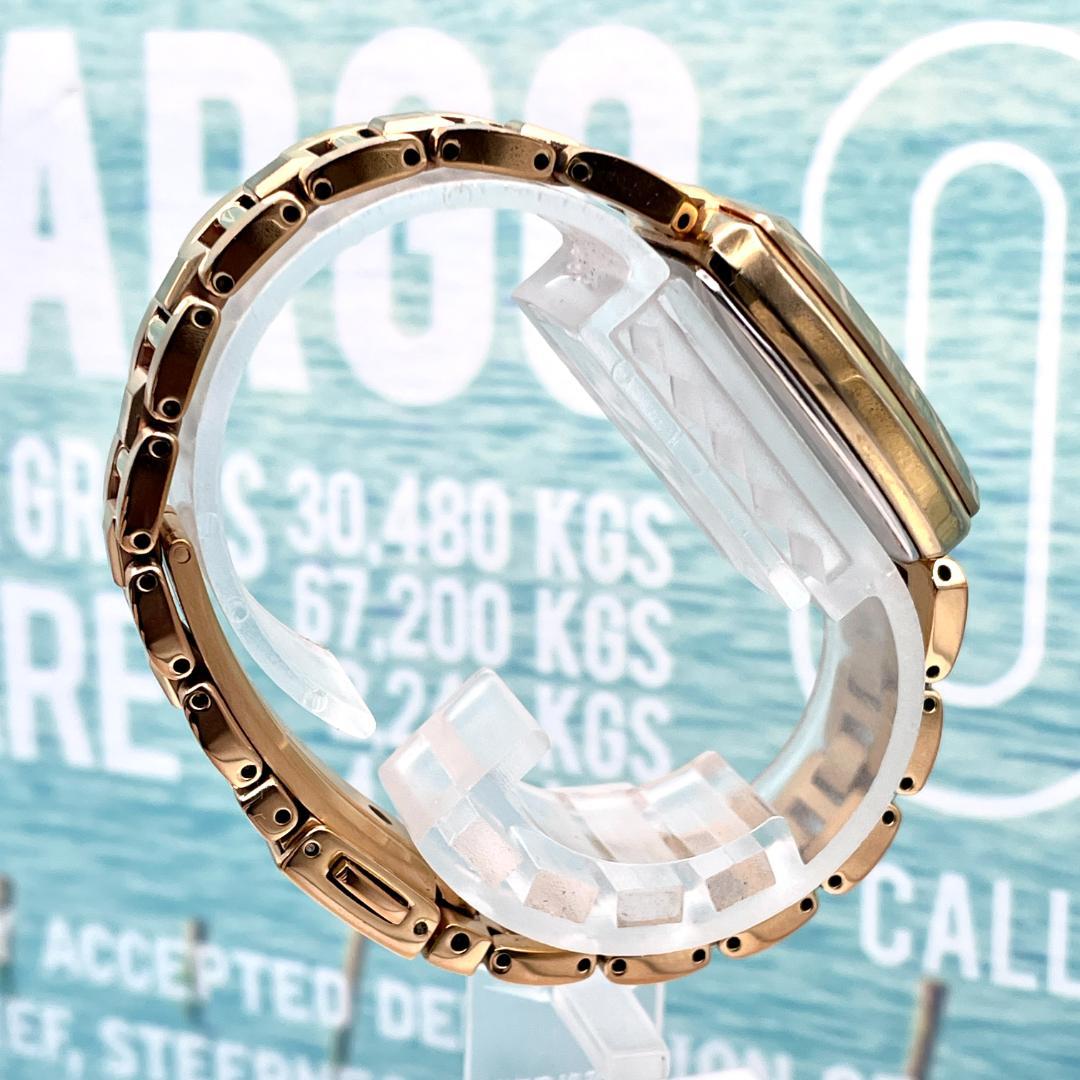 セイコー レディース ソーラー時計 ゴールド 上品 エレガント デイト ビジネス