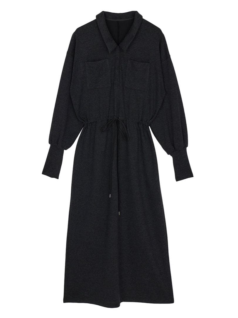 Ameri正規品★RELAX DRAWSTRING SWEAT DRESS