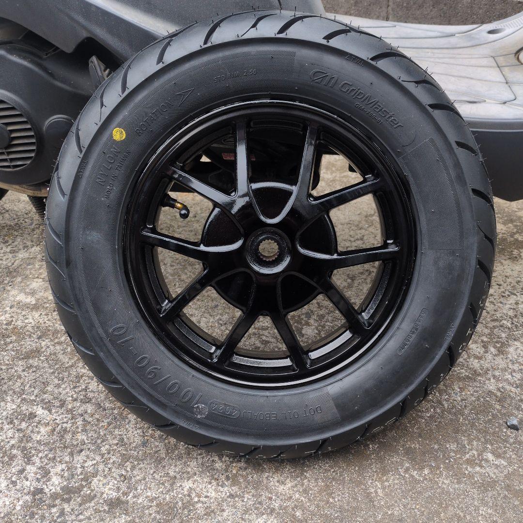 週末限定出品　アドレスV125　RDR リア　アルミホイール　新品タイヤ、バルブ