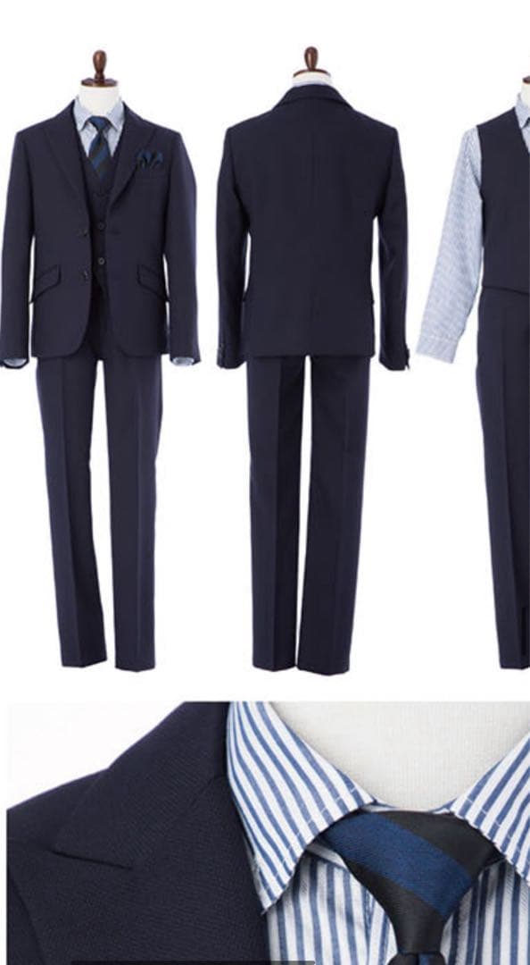 週末値下げ⭐︎スーツセット160卒業式 ワンダーファクトリー