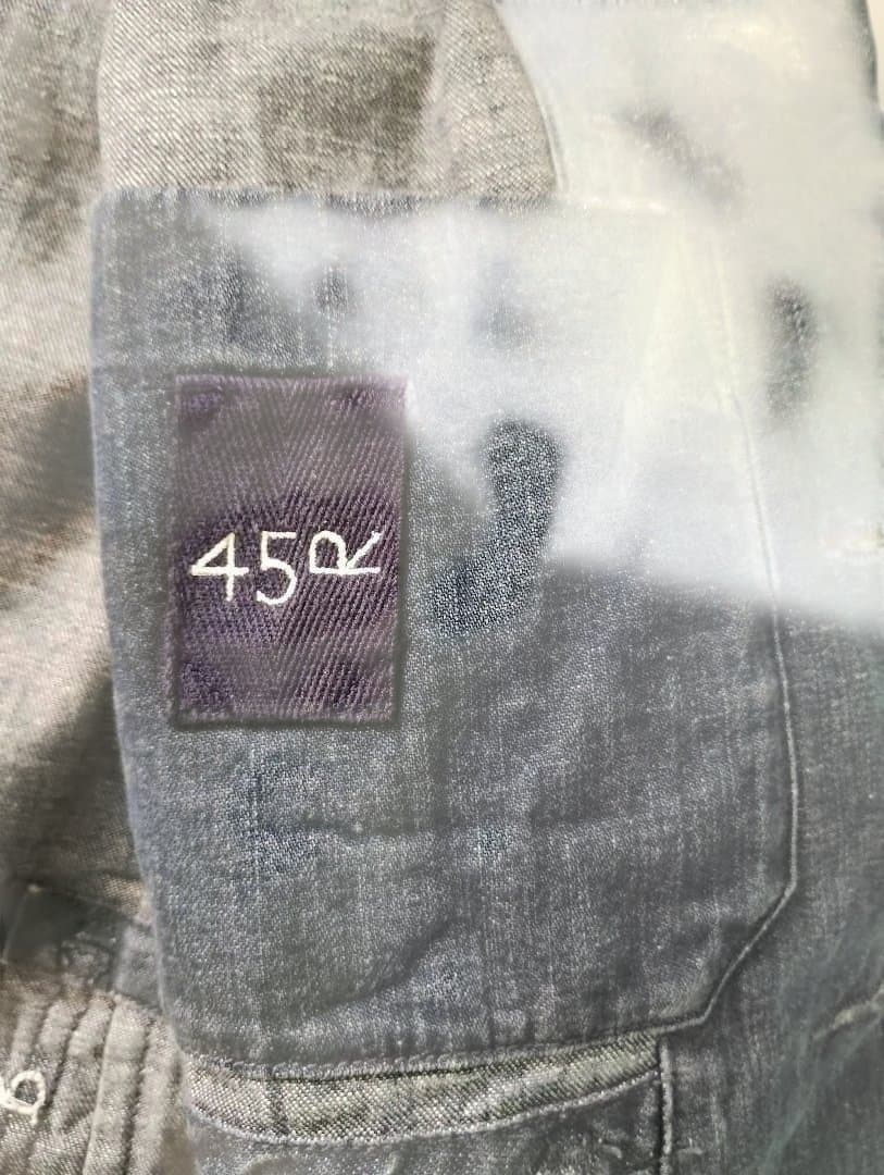 【お値下げ中】45rpm かちんインディゴ デニムジャケット スタンドカラー