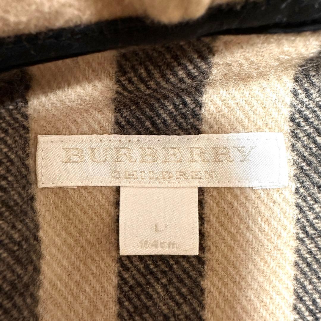 BURBERRY CHILDREN ノバチェック　フード付き　ポンチョ　ケープ