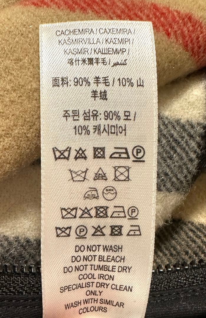 BURBERRY CHILDREN ノバチェック　フード付き　ポンチョ　ケープ