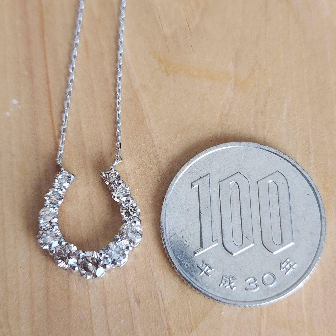 Kou 天然ダイヤモンド 1.0Ct ホースシュー Pt900 Pt850