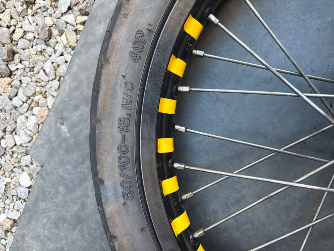 トリッカー用スポークホイール 前後セット