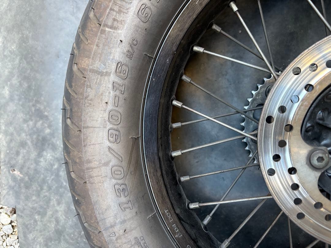 トリッカー用スポークホイール 前後セット