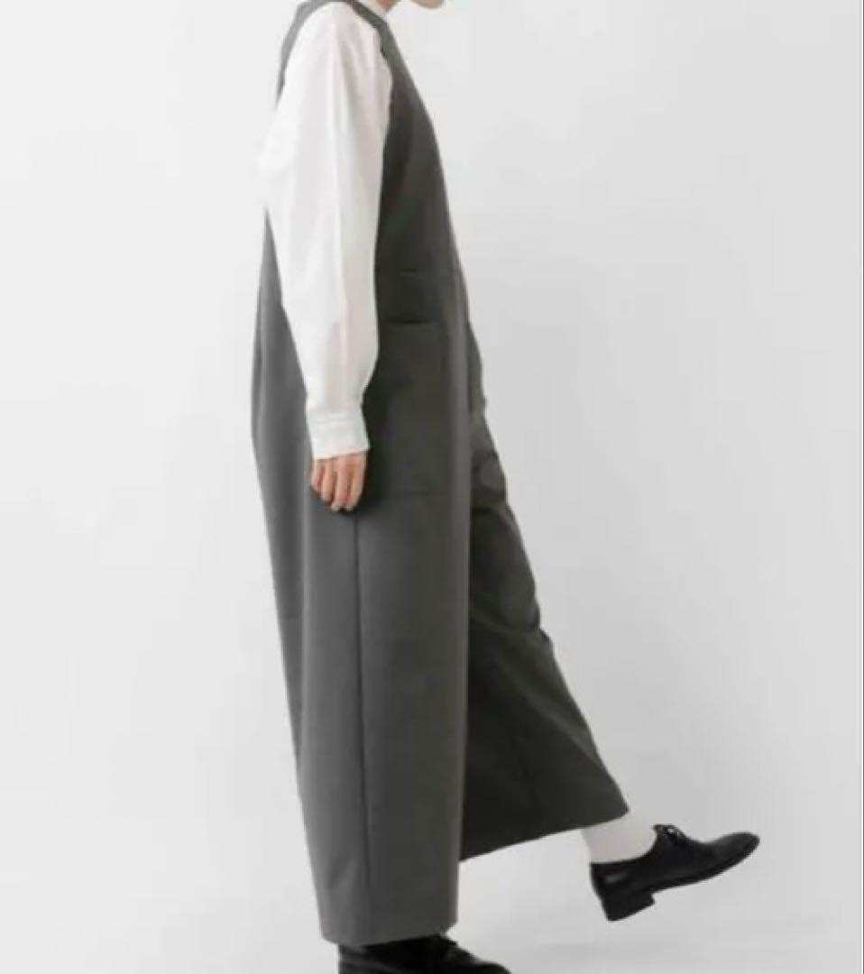 最終)mizuiro ind グレー サロペット オールインワン