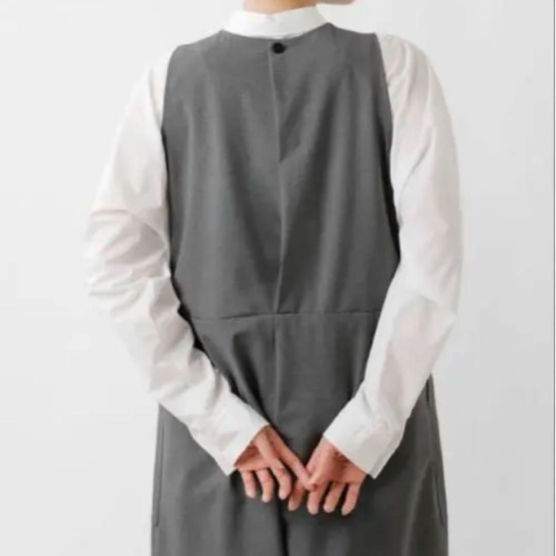 最終)mizuiro ind グレー サロペット オールインワン