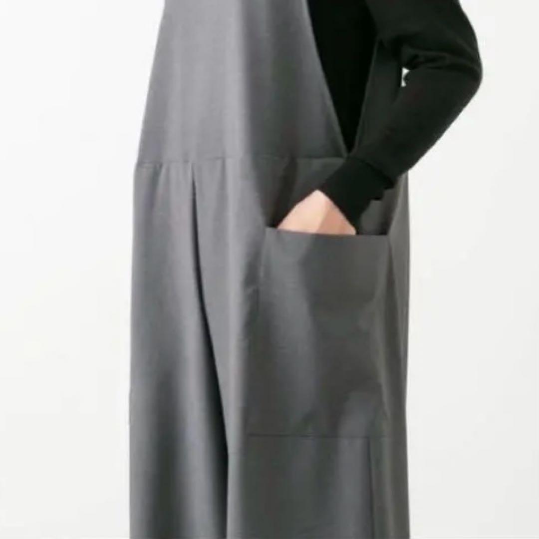 最終)mizuiro ind グレー サロペット オールインワン