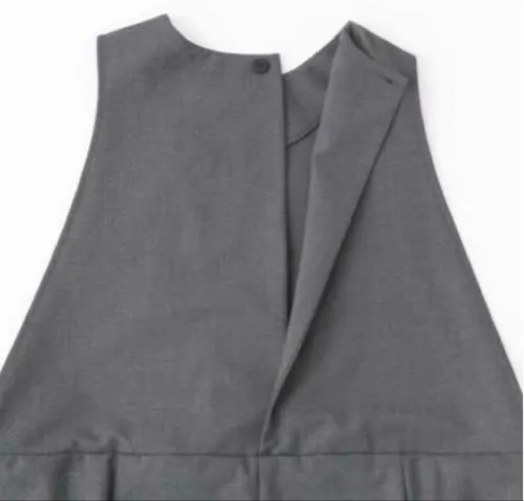 最終)mizuiro ind グレー サロペット オールインワン